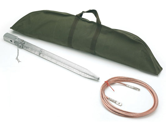 Grounding cable 5m for safety shears cutting head in bag with ground spike