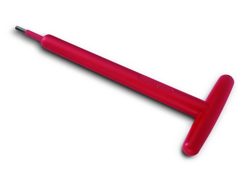 T-wrench 1000V insulated Allen key SW10x90x240mm max 30Nm