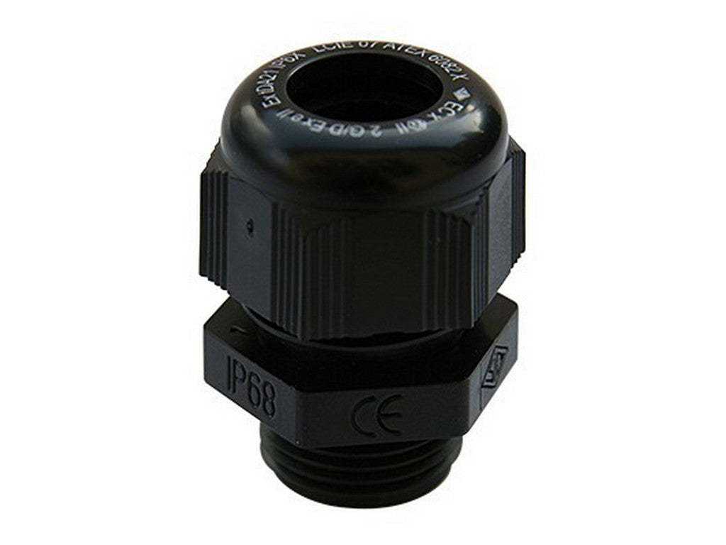 Kabelforskruning polyamid EX-e SORT; M32; Ø16-25mm