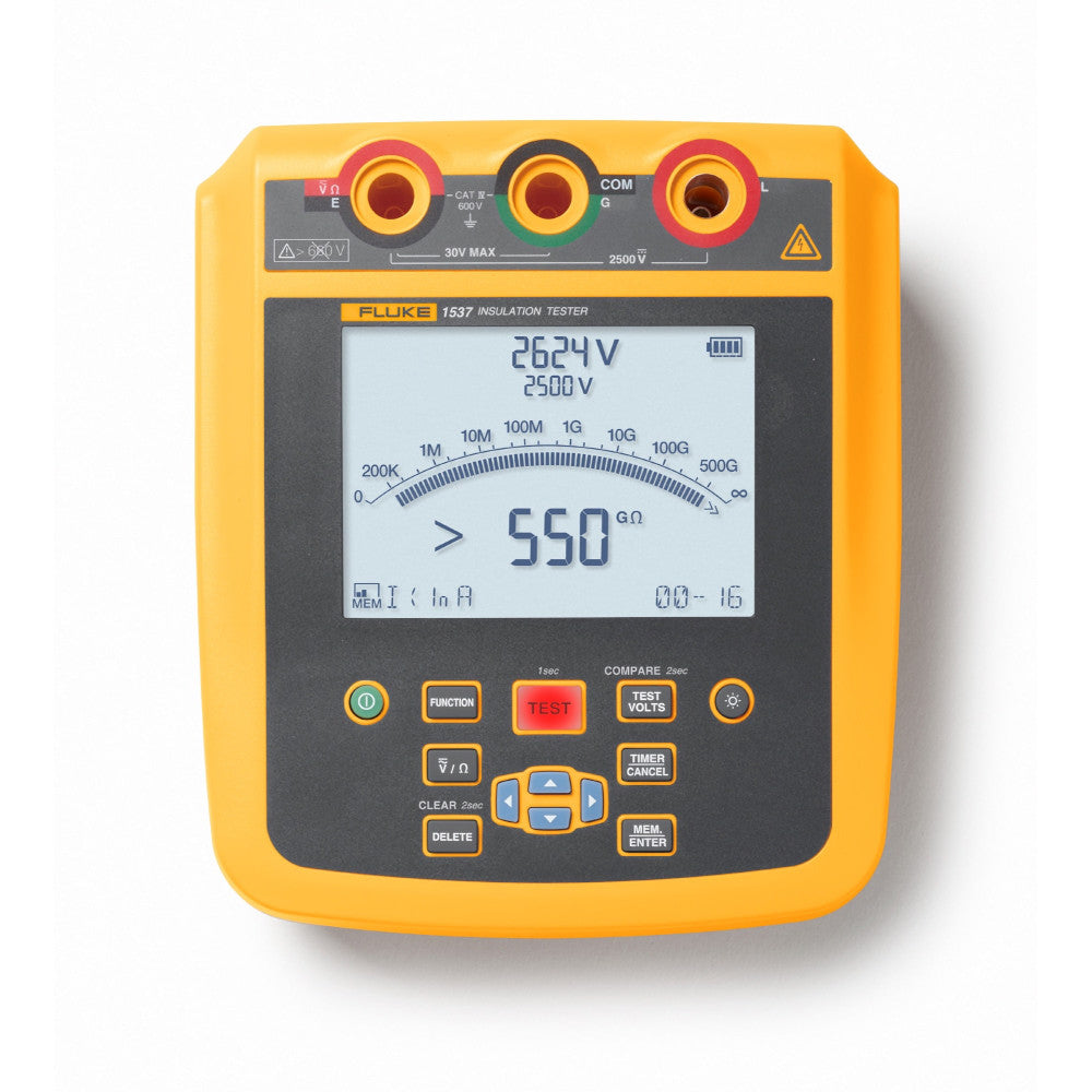 FLUKE-1537,2500V ADVANCED INSULATION TESTER