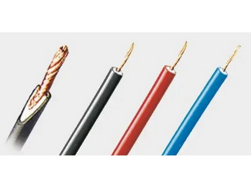 FlexiPlast-HV 0,5mm2 SN, BLÅ TPE 5kV high voltage  1m