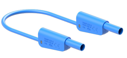 SLK-4N-S25 4 mm safety test lead 200 cm blue
