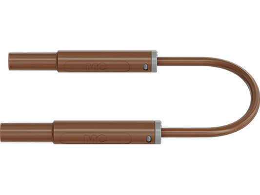 Prøveledning PVC SAK4N-S25 Ø4mm Brun 50cm 1000V CATIV 32A