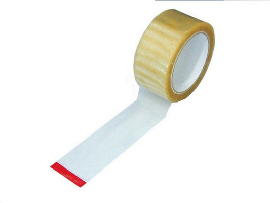 Tape ESD brun 19mmx36m m/ESD-logo