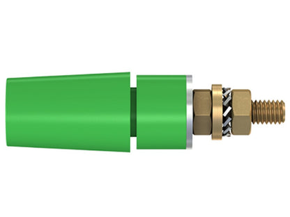 Stikkontakt SAB4-G gullbelagt grønn CAT II 600V 32A