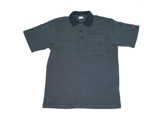 Polo T-shirt ESD Dark grey XS with Danfoss logo