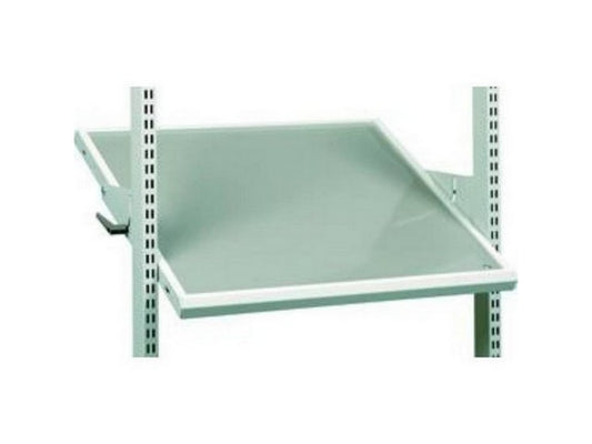Justerbar hylle, ESD grå M750, 720x505