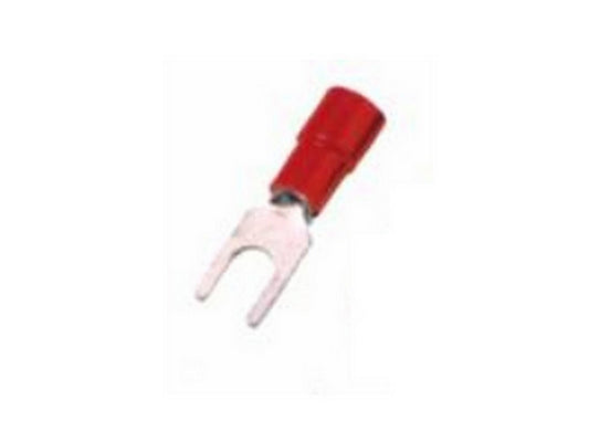 Kabelsko gaffel isoleret rød 10mm²-C5mm DIN 46 237