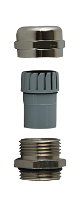 Kabelforskruning messing PG9; Ø4-9,5mm; IP68