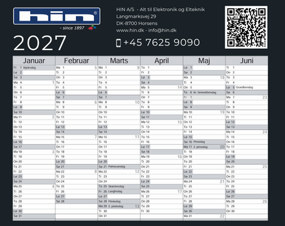 HIN Calendar 2025