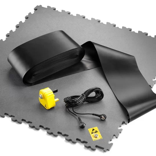 X500/7 ECOTILE ESD TILE WITH GROUNDING STUD