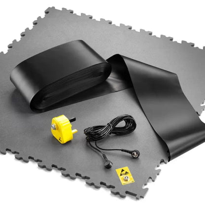 X500/7 ECOTILE ESD TILE WITH GROUNDING STUD