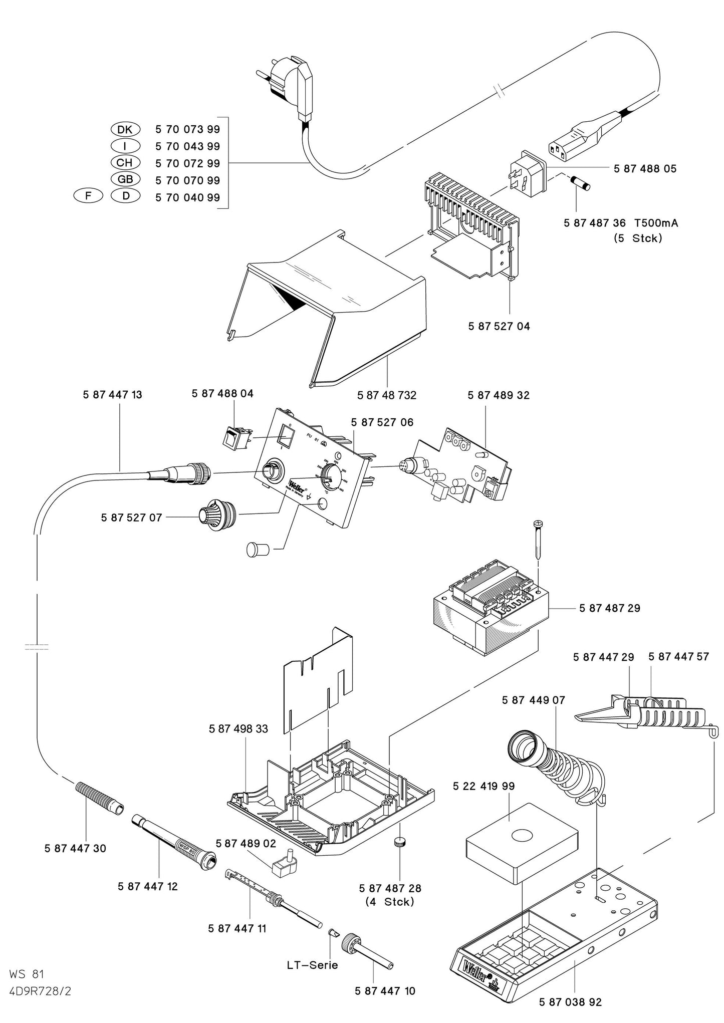 Loddestation WS-81 ESD 80W