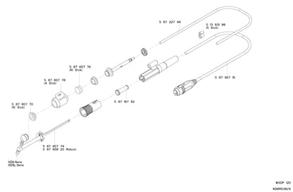Lodde-& udloddestation WXD2010 incl. WXD 2, WXDP 120, WDH 70