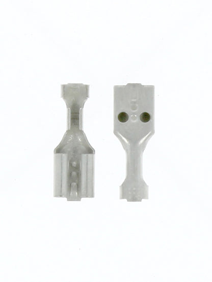 Flathunkontakt uisolert 4,8x0,8 fortinnet 0,5-1,5mm DIN46247/DIN46330