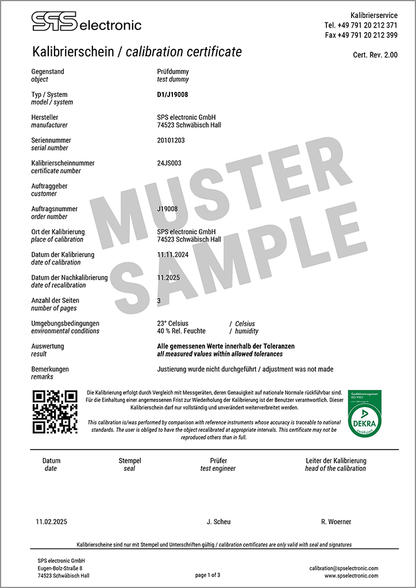 Sikkerhedstester 5,5kV/3mA HVDC 6kV 4mA