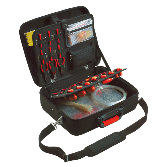 Plano værktøjstaske soft - 19" m. elastik holdere u/værktøj