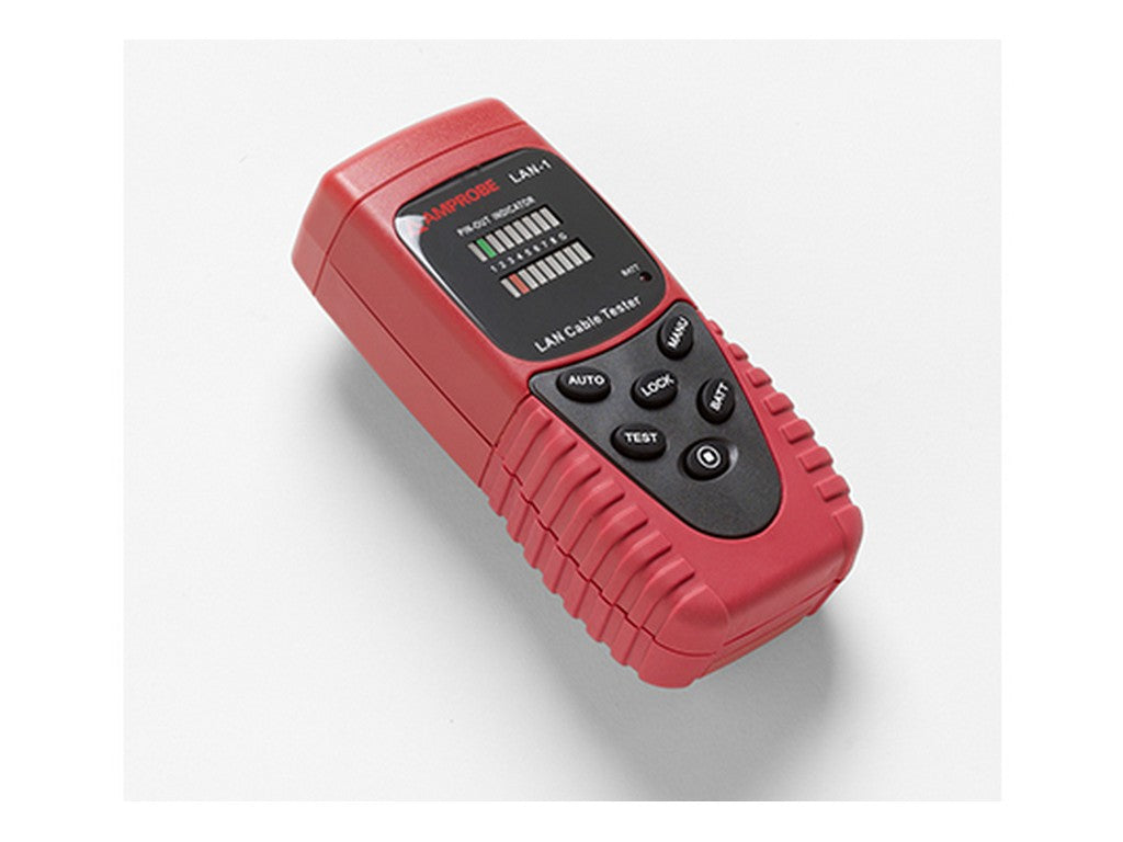 Amprobe LAN-1 digital kabeltester til netværkskabler med LED-display