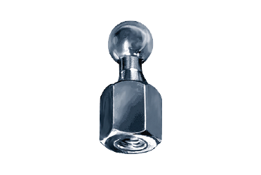 Ball bolts Ø25mm x M12 internal thread
