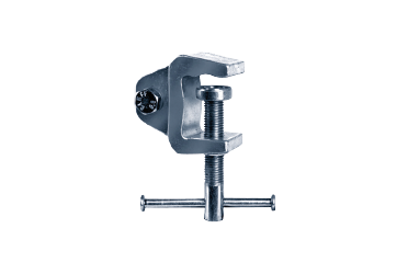 Universal grounding clamp f/Ø20mm + Ø25mm with handle