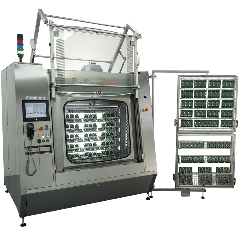 PBT Works SuperSWASH III batch vaskemaskine til PCB og PCBA rengøring
