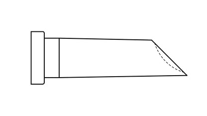 Soldering tip LT-GW2 3.5x4.8mm 45°