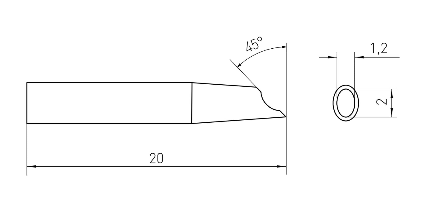 Loddespiss RTM 020 G -rund GW f/WMRS
