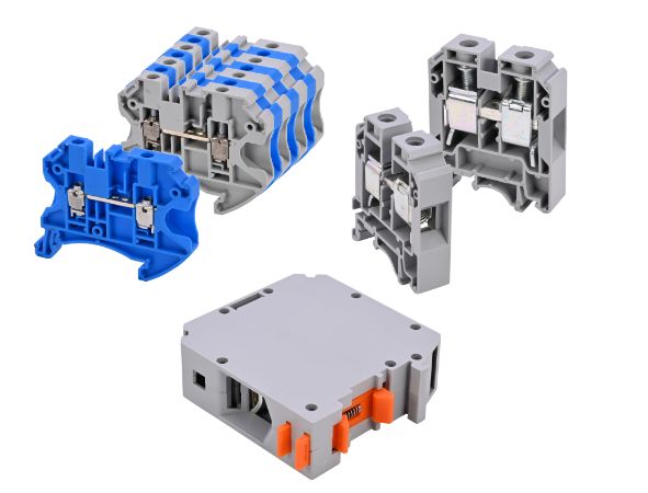 FEED-THROUGH TERMINAL BLOCK,FOR DIN RAIL,SC TBS2,5 BLUE