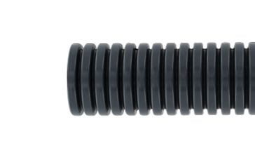 Beskyttelsesslange i sort Polyamid NW4 - 100m per rull