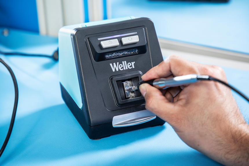 Automatisk spissrens, metallbørster