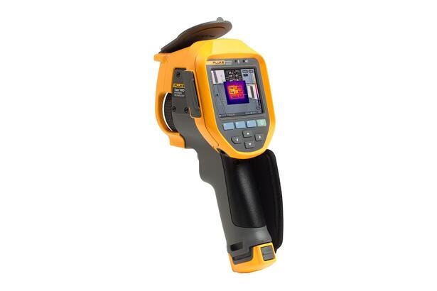 Fluke Ti401 PRO termisk kamera med 640x480 opløsning og høj billedkvalitet til industriel inspektion.