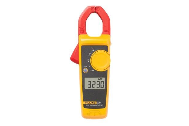 Fluke 323 True RMS tangamperemeter til måling af AC strøm og spænding.