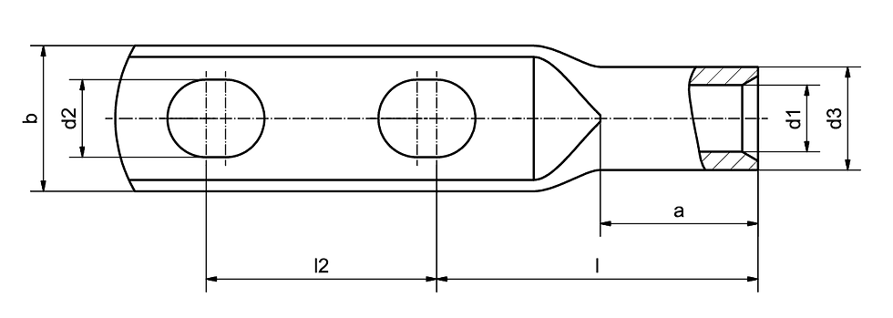 Kabelsko Kuttet fortinnet 4mm-Ø4mm