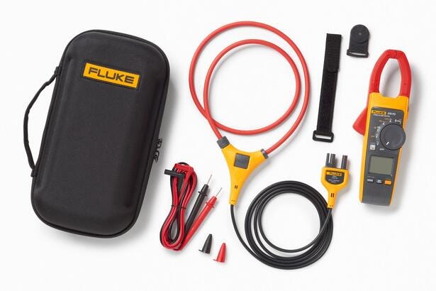 Tangamperemeter1000A TRMS ACDC CAT IV m/IFLEX strømtang