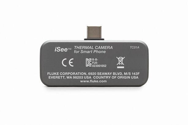 Fluke iSee™ mobilt termisk kamera - TC01A til Android, 9 Hz