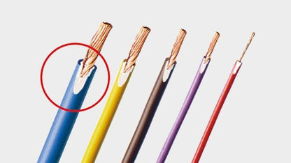 Kabel 100m FLEXI-2V 0,75 Blå