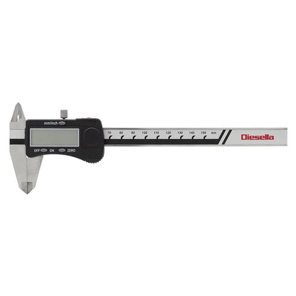 Digital Caliper 0-150 mm x 0,01 mm, kjevetype. 40 mm