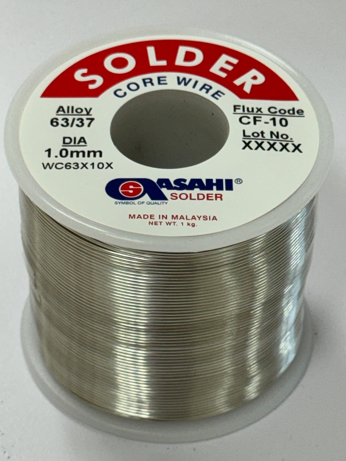 Loddetinn 1,0 mm Sn63Pb37 500g CF-10 (RA) ROH1 STD-J 004