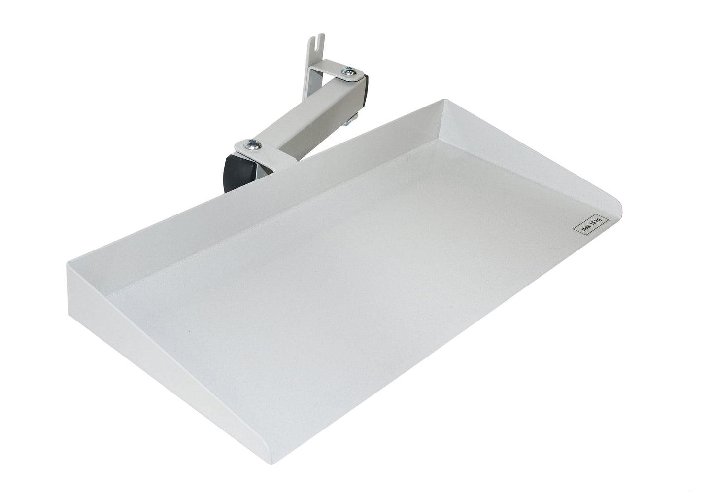 Keyboardhylde ESD lys grå 220x500mm; max. 15kg