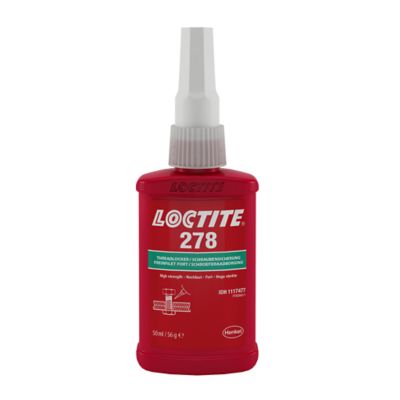 Loctite 278 skruelås. sterk 50ml flaske Høy temp.