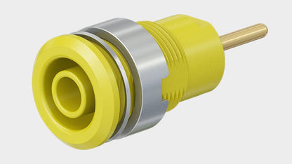 Socket SLB4-R gold-plated blue CAT III 1000V 24A