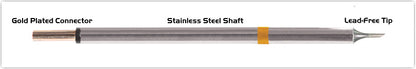 Soldering tip Bevel 1.0mm for TMT-2000S