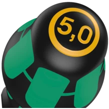 Screwdriver straight slot 1.2x8.0x175mm: w/slipSTOP