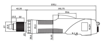 Skrutrekker DC24V ESD 0,29-1,86 Nm - 6 pins ekskl. SKP-32BC-60W-6P