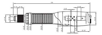 Skrutrekker DC24V ESD 0,20-1,18 Nm - 6 pins ekskl. SKP-32BC-60W-6P