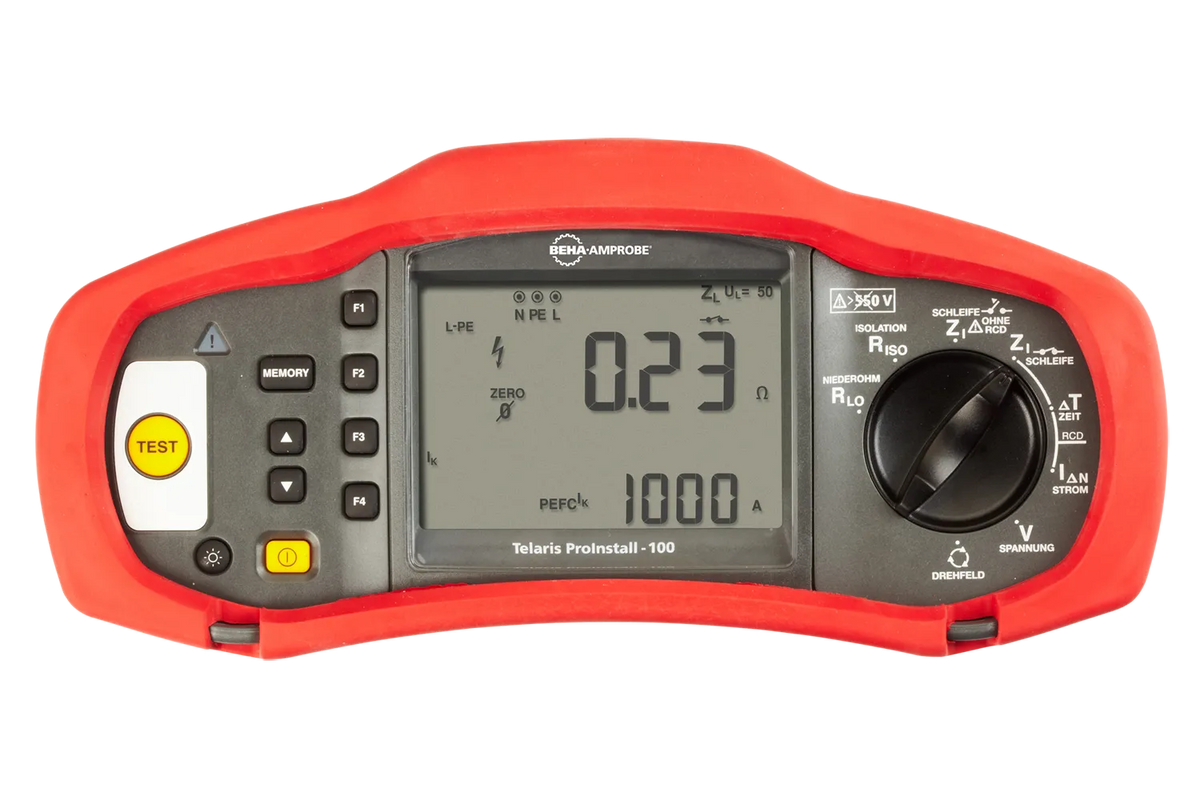 DEMO - Installasjonstester Telaris100 100V/250V/500V/1000V CATIII 500V/CATIV 300V