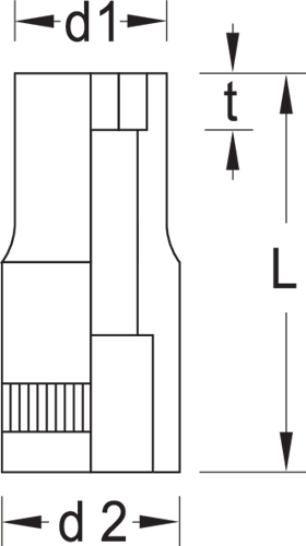 Gedore 1/4 socket 8mm