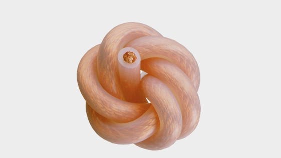 Silikontråd 10mm rød SILI-S 75A/1500V