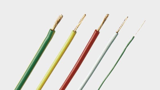 Kabel Sili-1V 0,5mm2 rød 100m 1500V 12A