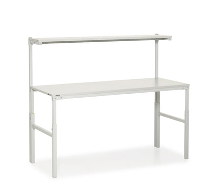 Arbejdsbord ESD m/overhylde 900x1800mm